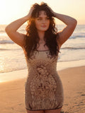 Mary Mesh Swim Coverup Dress Handmade