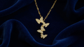 ella butterfly dangle necklace ❦