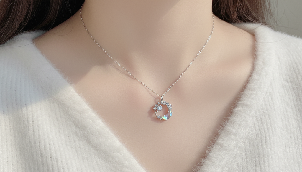 celeste moon necklace ❦