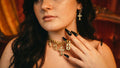 odette chunky cross necklace ❦