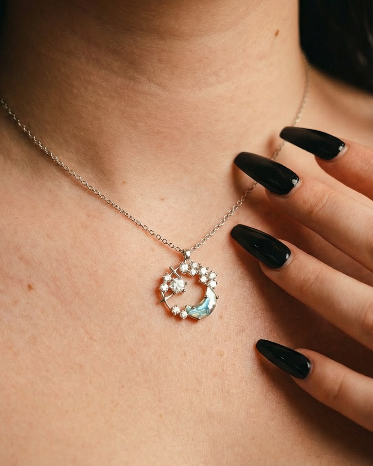 celeste moon necklace ❦