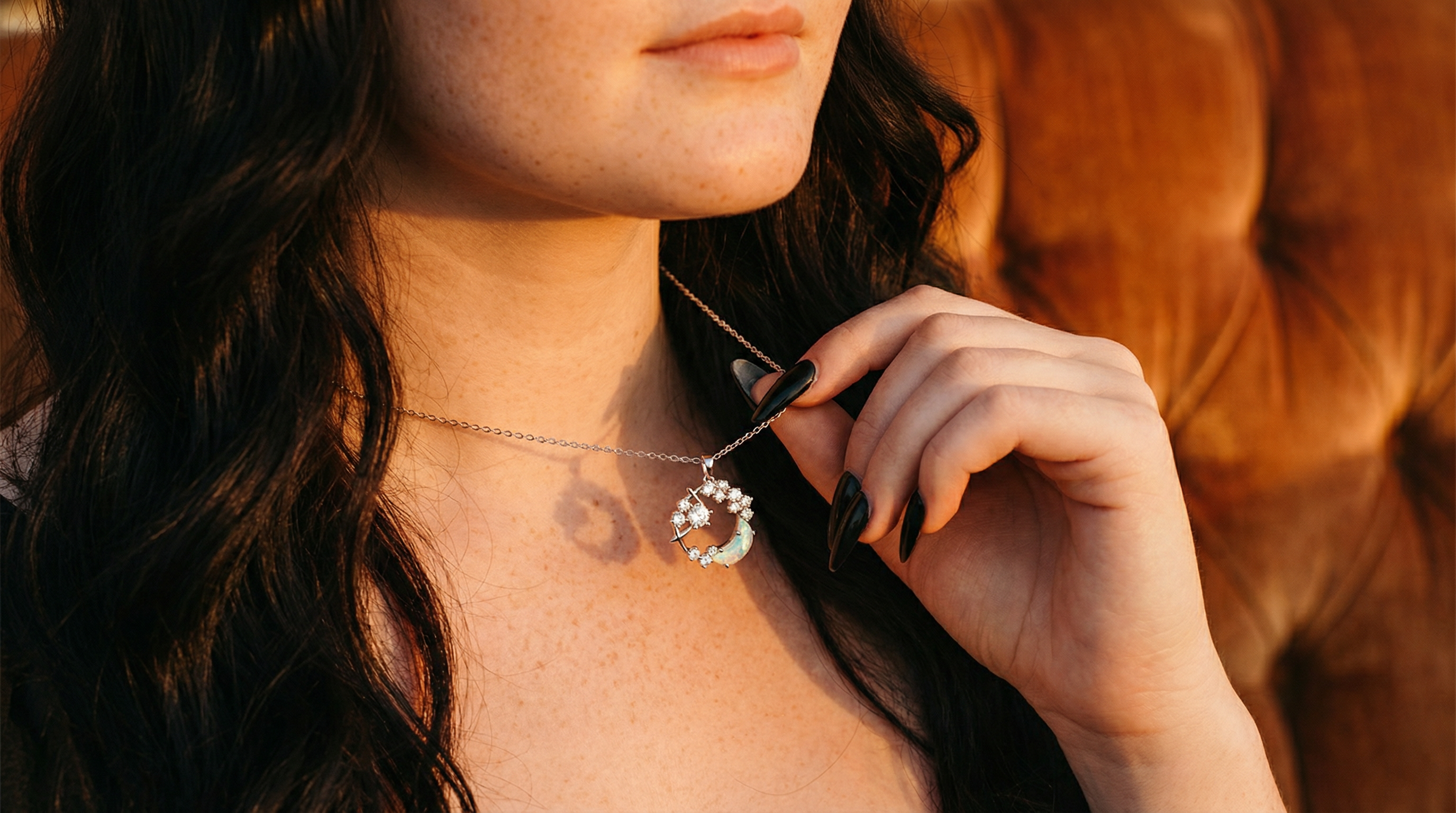 celeste moon necklace ❦